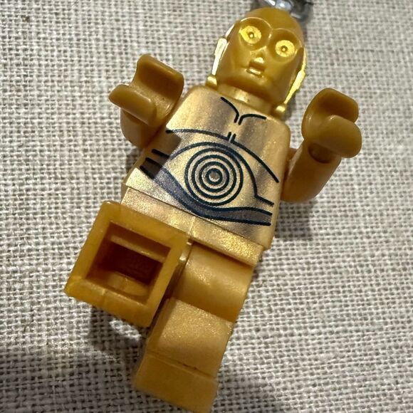 Star Wars C-3PO Gold Droid Minifigure Keychain Toy Collectible - Picture 14 of 17